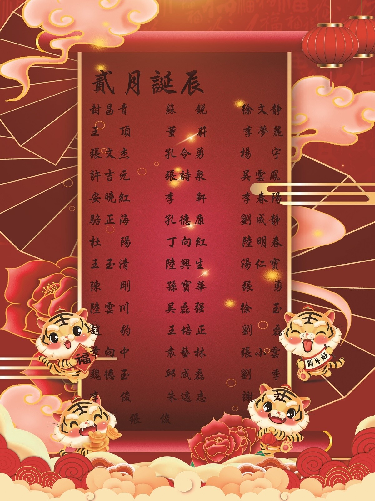 【生日祝福】恭祝02月生日的員工生日快樂！